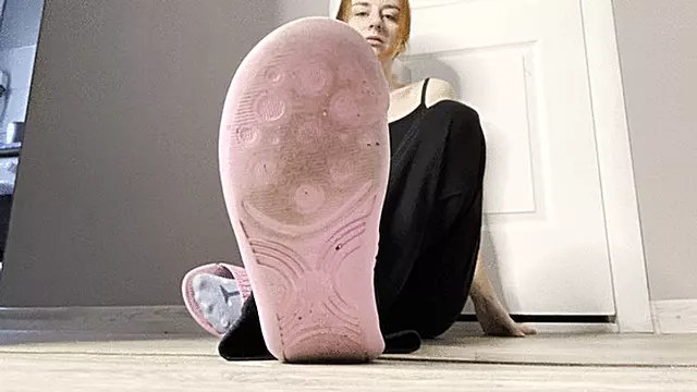 Slippers, socks, feet!