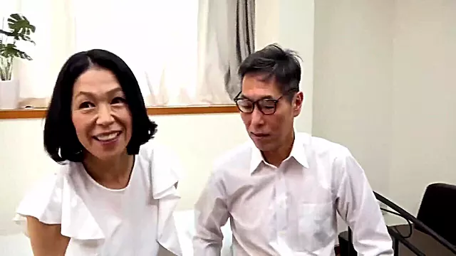 Asien Japanisch, Asia Milf Blowjob, Asiatische Mutter, Ehepaar Schwanz Lutschen, Couples As Finger