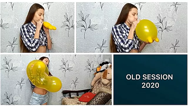 Balloon Fetisch, Crushfetisch, Gesicht Zertreten, Gummifetisch