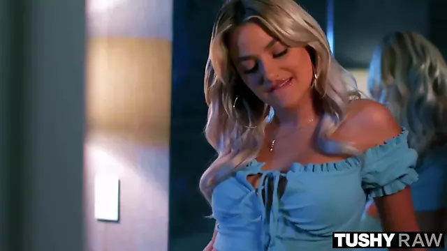 TUSHYRAW Tiny Blond loves nothing more than ass fucking fucking