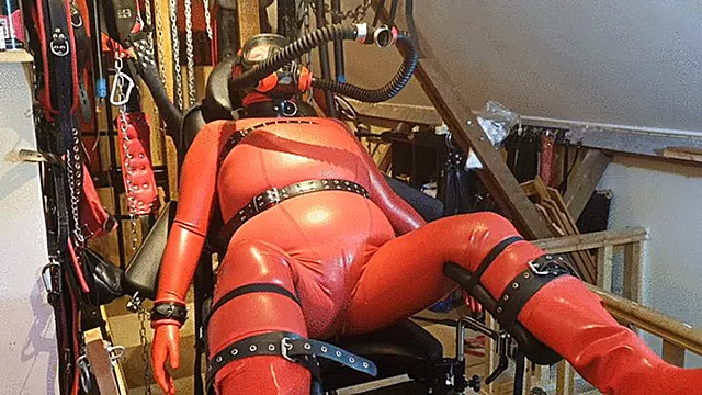 Svázaný Fetish, Svázaná Latex, Svazana Maska, Svázaný Orgasmus, Kontrola Dechu, Orgasmus V Latexu