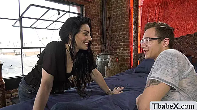 Lucky stranger pick ups TS hitch hiker and fuck her