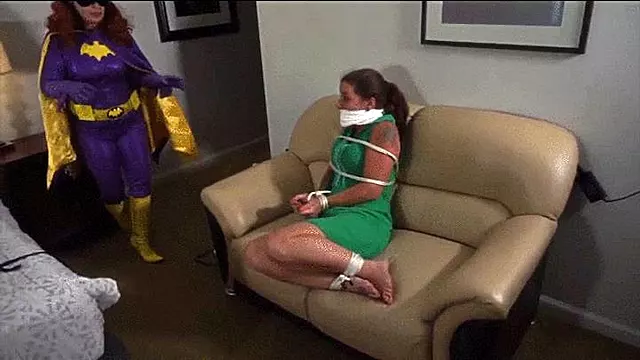Miss Pandora and Fayth On Fire in: Batgirl Needs Lo Res Rescuing Groping Lesbian Domination HOM