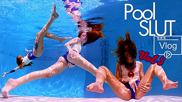 Swimming & Cumming in Latex - Pool Slut Vlog Vol 5 - Jasper Reed