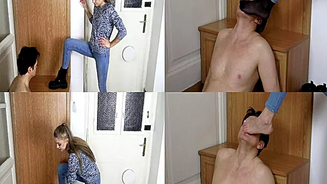 Füße, Nylonfüsse, Füße Riechen, Nylonfüsse Riechen, Nylons Riechen