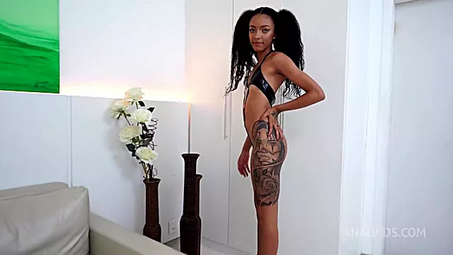 Petite Brazilian Skinny Teen 18+ Vitoria Slim Anally Destroyed By Big Rasta