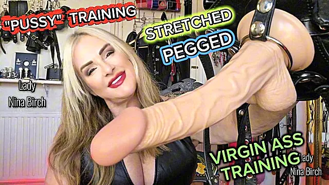 Lady Nina Birch - Virgin Ass Training Programme