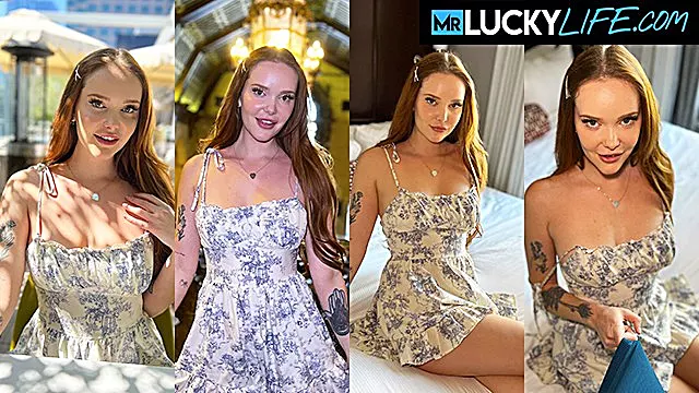 Mr Lucky Life featuring Chloe Foxxe's casting xxx