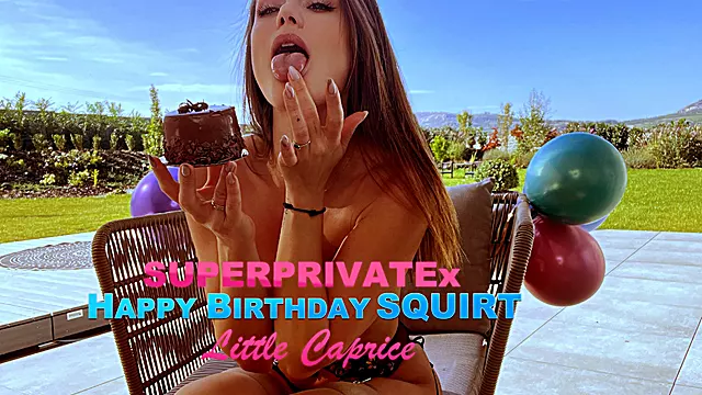 SUPERPRIVATEx Birthday Squirt Little Caprice - Little Caprice Dreams