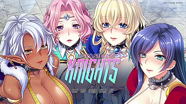 Steamy knights in bondage and discipline action