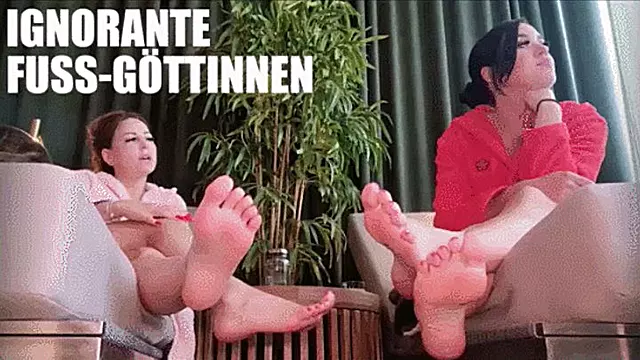 Amateur Doppelt, Doppelt Fausten, Deutsch Doppel, Füße, Fuss Sohlen Ficken, Domina Foot Worship