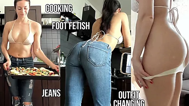 My Naughty Day at Home: Foot Tease & Bikini Switch