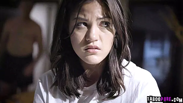 Innocent Asian girl fucked hard by her kinky stepdad