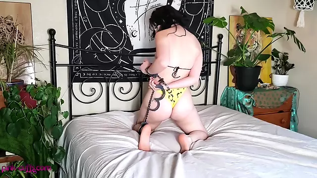 Selbst Bdsm, Ebony Fetisch, Ebenholz Solo, Bondage Fetisch, Selbstfesselung, Solo Gefesselt
