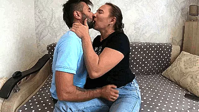 Sensual hot kissing with my boot slave fst