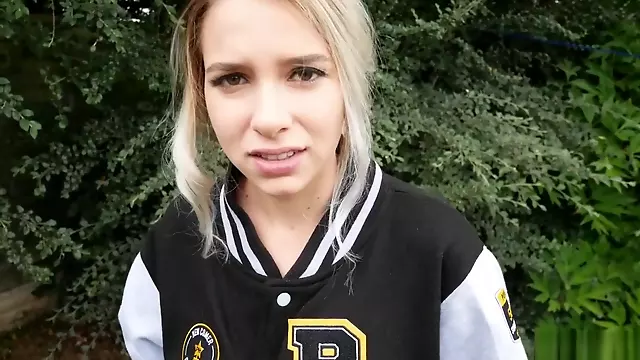 Stranded! I have to suck dick to get home! (Thanks for the jacket PornHub!)