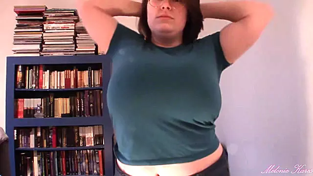 Huge Boobs In Huge Boob Tit Drop Blue Shirt
