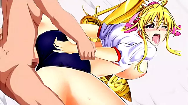 Horny Anime Chick Shows Off Massive Tits For Ero Fun