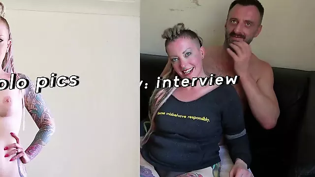 Fully tattooed subslut Piggy Mouth slammed by rough dom