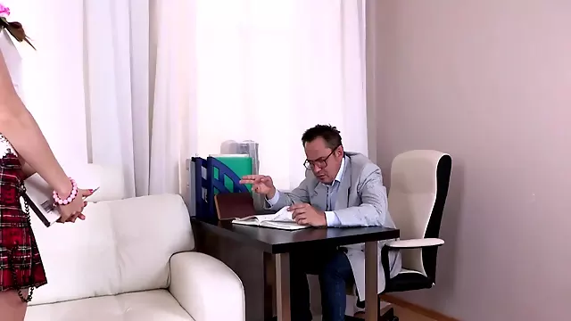 Horny schoolgirl fucks your teacher