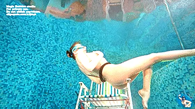 Dragon underwater show on a chair FHD