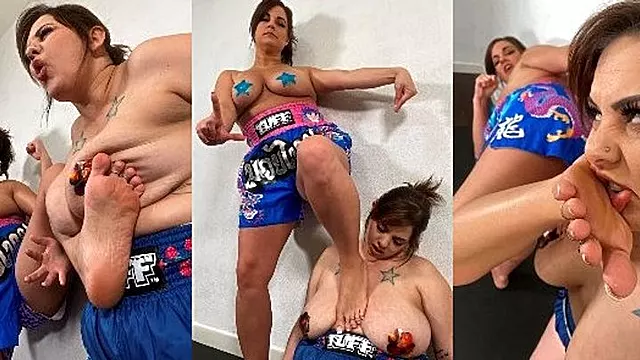 Topless Tit Boxing