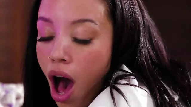 Best friend fucked hot teens Alexis Tae big black ass during gaming session part 3