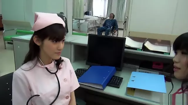 Japanske Nurse, Blowjob Store Patter, Strønpebukser Moden, Håndjob Cumshot, Hjemmelavet Gruppe