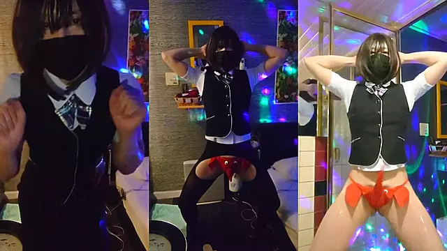 Shigodeki man s daughter OL s legs shiny dosukebe gap wild waist swing dancing until cum gush