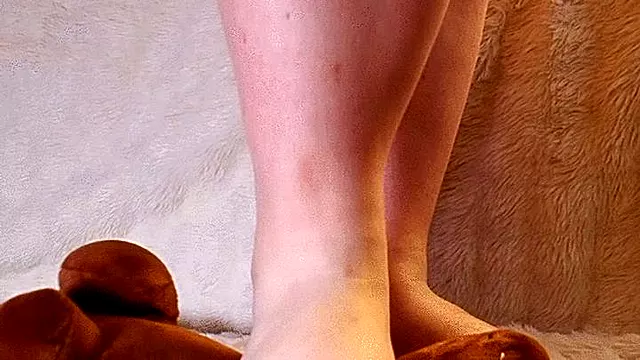 #3 Stepping on a plush dick