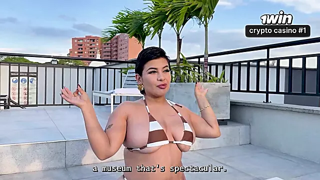 My Neighbor lets me feel her Big Natural Tits and Cum in her Beautiful Mouth! Zack Whiter & Naty Delgado