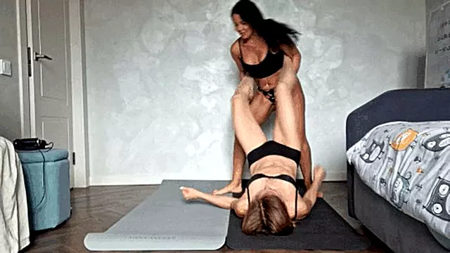 Boston crab submission hold with a camel clutch 7 FW