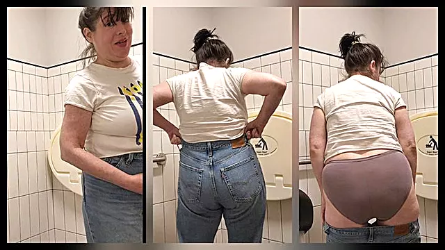 Morena En Publico, Piss Fetiche, Meando En Publico, Piss Wc, Baños Publicos