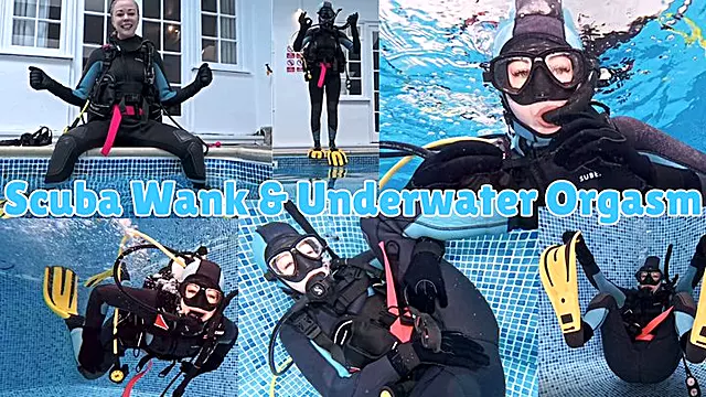 Scuba Wank & Underwater Orgasm - WMV