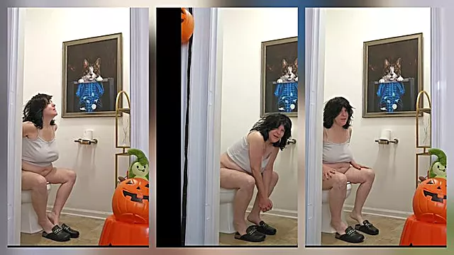 Girl Pee Toilette, Mädchen Pissen, Aufwachen