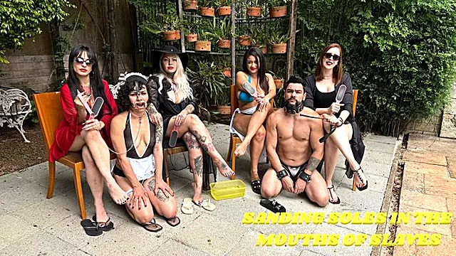SANDING SOLES IN THE MOUTHS OF SLAVES