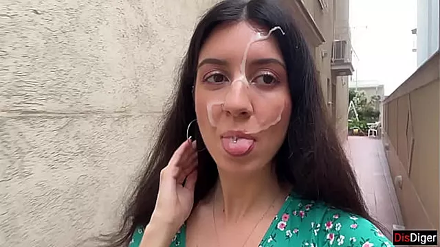 Amatrice Francaise, Fellation Sur Le Visage, Pipe Public, Éjaculation Sur Visage, Fetichiste Ejac Interne