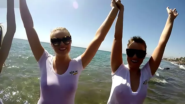 Wet T-shirt competition in Lanzarote!