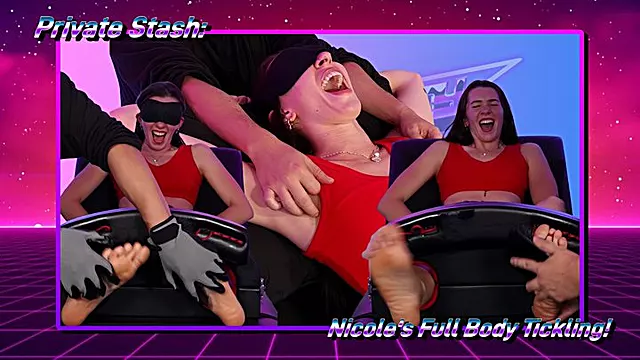 PRIVATE STASH: Tickle Toy Nicole s Full Body Tickle Session!