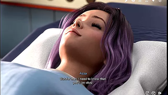 Naughty Julia Recovers With A Big Cock Inside Her Vagina - GamePlay