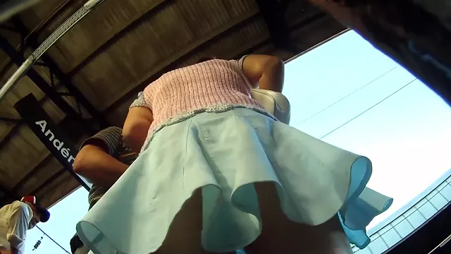 Reife, Voyeure, Upskirt Reif, Bahnhof, Ausgereift Train, Reife Voyeur