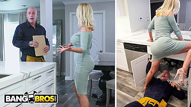Blondiner Store Bryster, Stor Røv Store Bruster, Store Bryster Sutter Pik, Stor Røv Milf