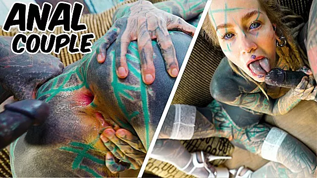 Hard Anal Fuck For Tattooed Girl - Balls Deep Assfuck For Goth Slut - Atm, Facial With Lily Lu