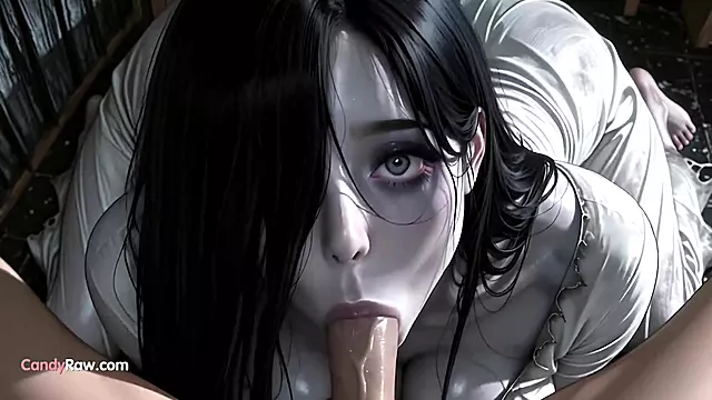 Gothic Stunner Deep-throats Man rod