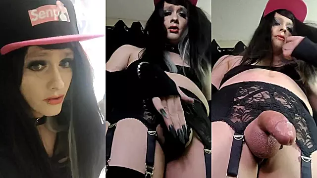 Goth Sissy Trap SPH Drains Your Loser Dick Thick Cum Flood