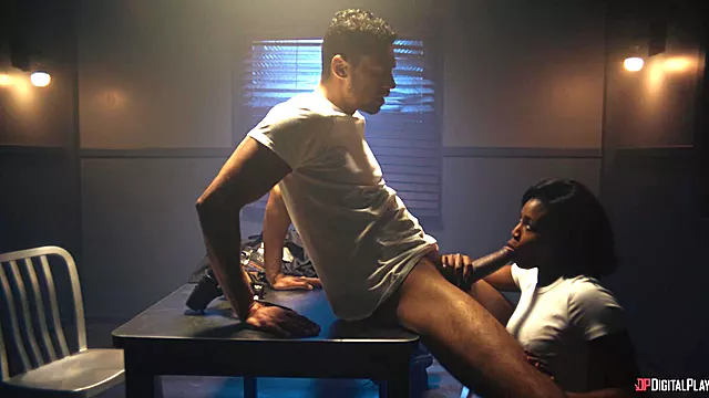 Horny ebony vixen mind-boggling porn video