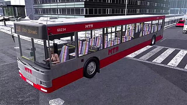 City Bus Cranking Template - Althea Naked and Barefoot 1080p