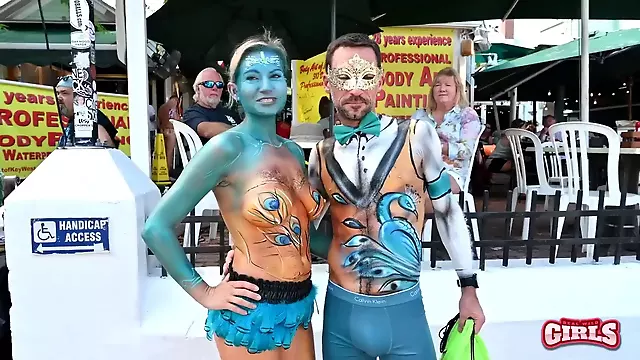 big boobs flashing fantasy fest whores 2019