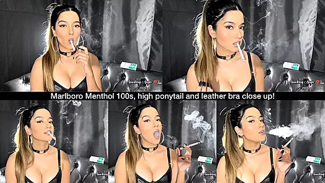 Cuir Fume, Smoking, Gros Plan