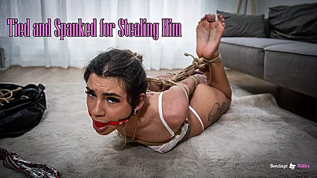 Lesbisch Versohlen, Lesben Bondage, Gefesselt Und Spanked